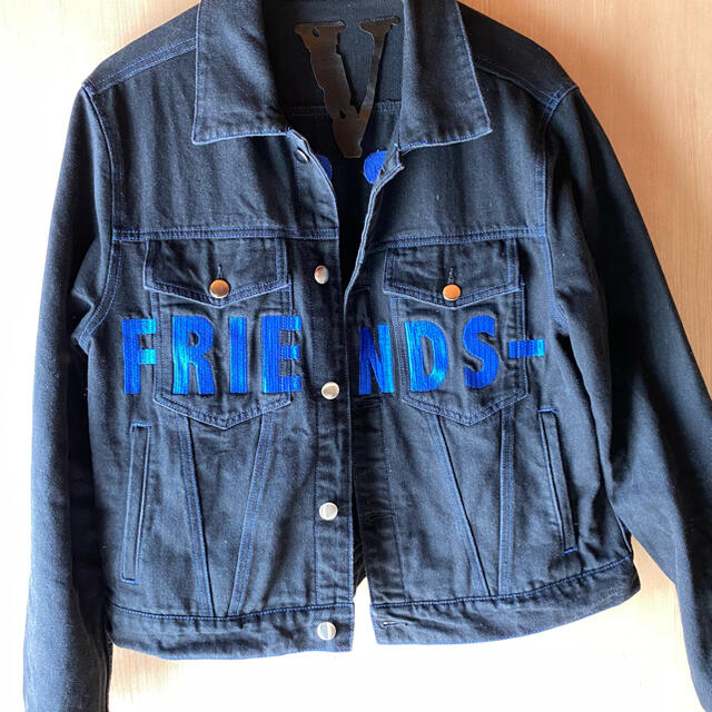 Supreme(シュプリーム)のvlone denim jacket blue メンズのジャケット/アウター(Gジャン/デニムジャケット)の商品写真