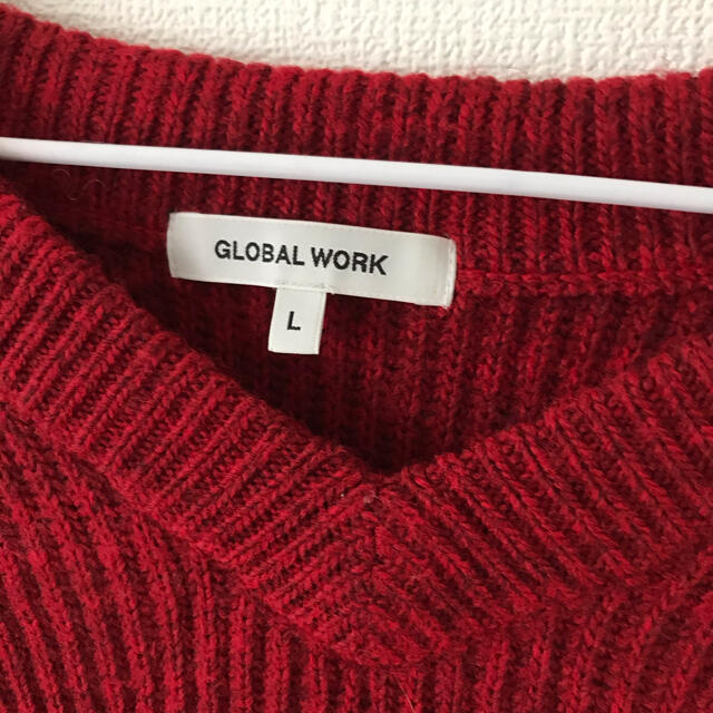 GLOBAL WORK(グローバルワーク)の【グローバルワーク】Vネックニット レディースのトップス(ニット/セーター)の商品写真