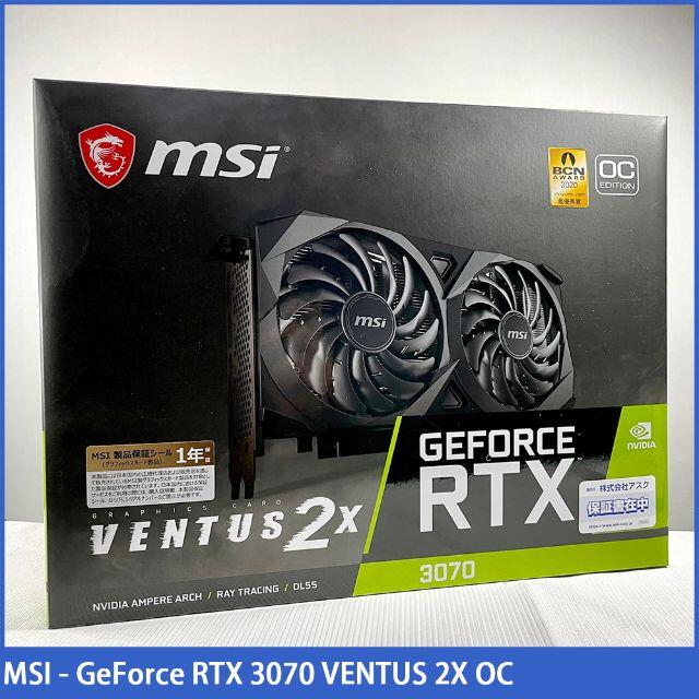 PC周辺機器【新品未開封】GeForce RTX 3070 VENTUS 2X OC