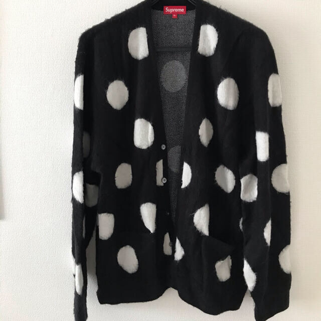 20SS シュプリーム Brushed Polka Dot Cardigan お歳暮 16065円