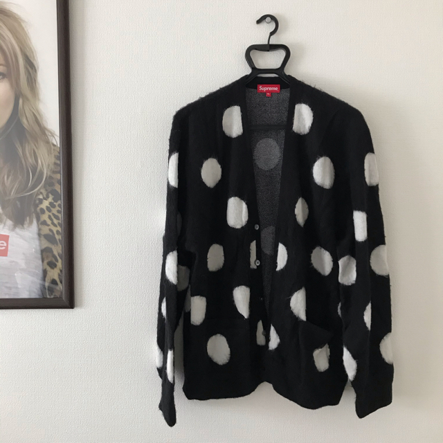 20SS  シュプリーム Brushed Polka Dot Cardigan 3