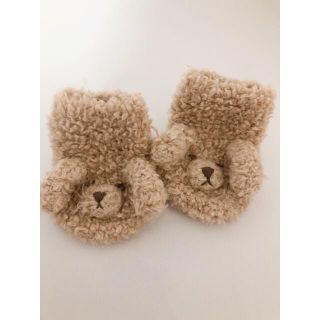 ジェラートピケ(gelato pique)のgelato pique  ジェラートピケ 犬 モコモコのベビー靴下(靴下/タイツ)