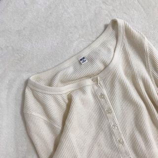 ユニクロ(UNIQLO)のUNIQLO ヘンリーネックサーマル(カットソー(長袖/七分))