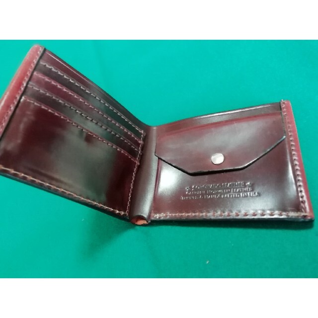 新品  アメリカ製小銭入れ付き二つ折り財布CORONADO LEATHER メンズのファッション小物(折り財布)の商品写真