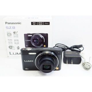 パナソニック(Panasonic)のLUMIX　DMC-SZ8  パナソニック Wi-Fi  ブラック(コンパクトデジタルカメラ)