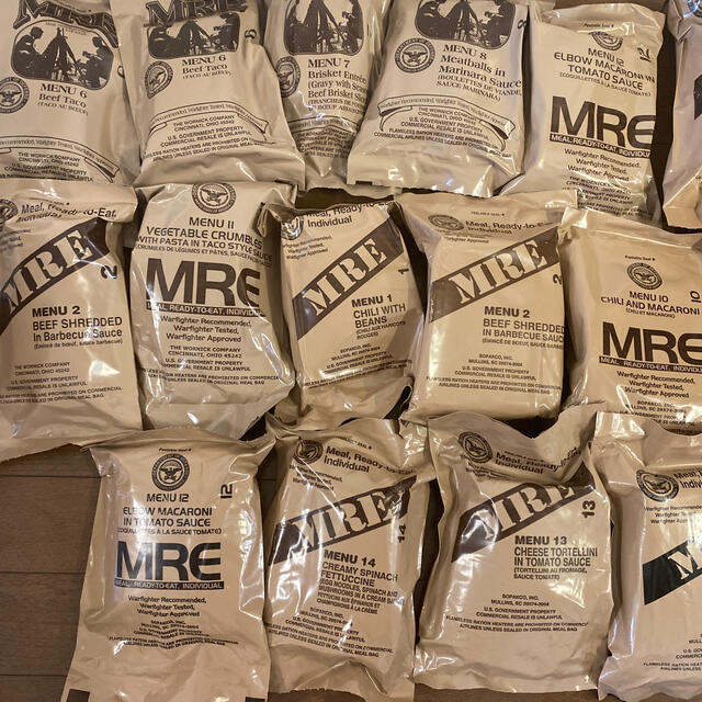 HOT100%新品 米軍 MRE レーション 11個セット 2020年 2019年 送料無料 ...