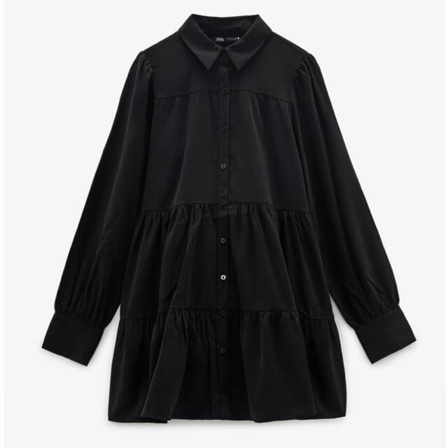 ZARA シャツワンピース