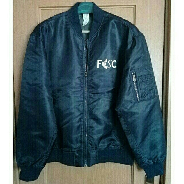 FESC MULTI DRIPフライトジャケットMA-1 JKT 黒 L