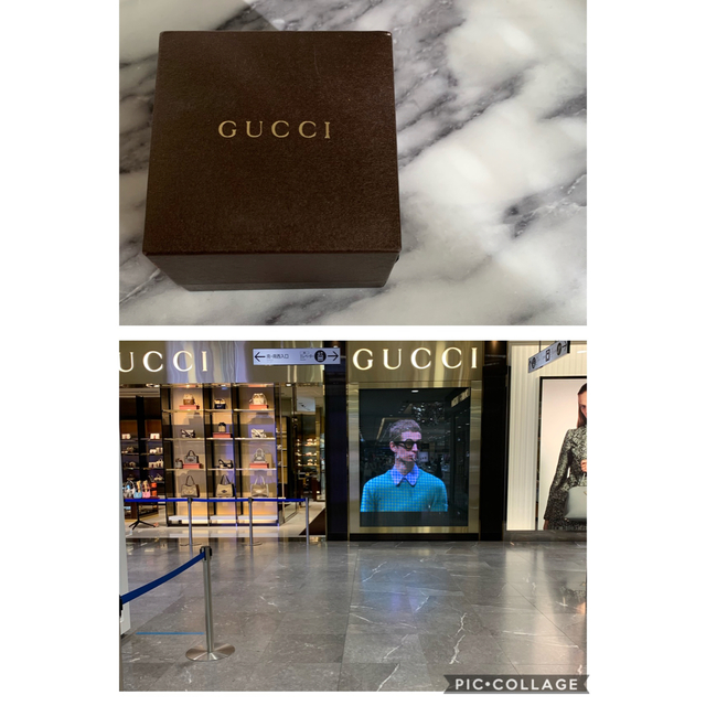 Gucci(グッチ)の（アイコン）シンバンドホワイトゴールド／ブラックコランダム レディースのアクセサリー(リング(指輪))の商品写真