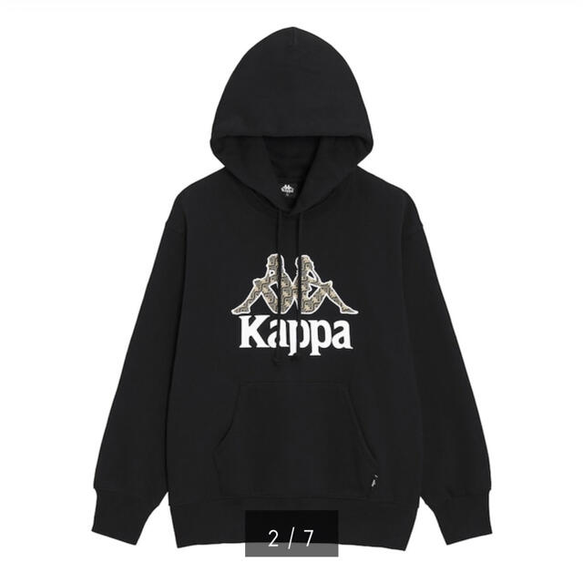 【L】Kappa×Gu ビッグスウェットプルパーカ