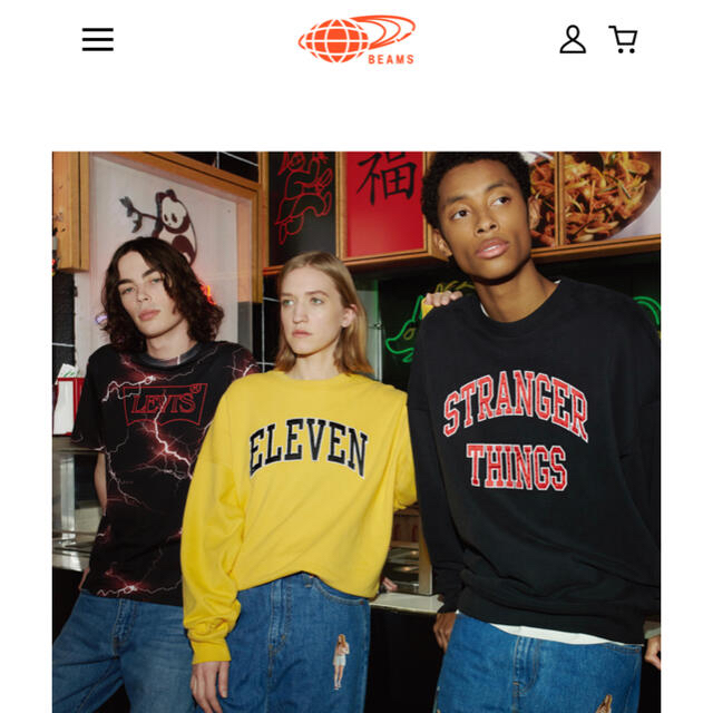 Levi's(リーバイス)の【完売品】LEVI'S(R)×Stranger Things CREWNECK メンズのトップス(スウェット)の商品写真