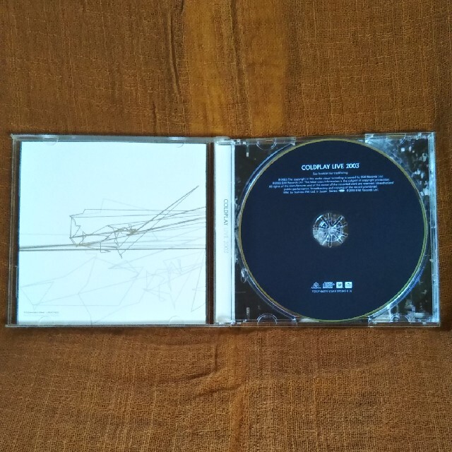 COLD PLAY / LIVE 2003 エンタメ/ホビーのCD(ポップス/ロック(洋楽))の商品写真