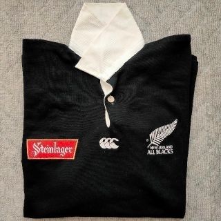 カンタベリー(CANTERBURY)の【未使用】CANTERBURY ALL BLACKS 長袖ポロシャツS(ポロシャツ)