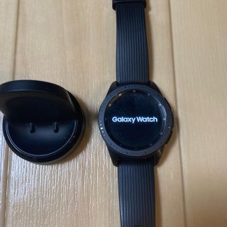 サムスン(SAMSUNG)のGalaxy Watch 42mm ミッドナイトブラック(腕時計(デジタル))