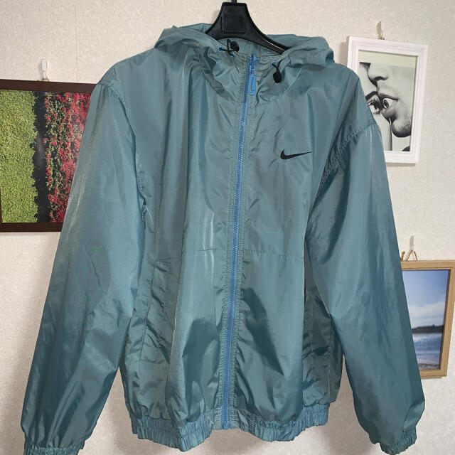 NIKE(ナイキ)のNike 90s 白タグ vintage ナイロンジャケット ティファニーブルー メンズのジャケット/アウター(ナイロンジャケット)の商品写真