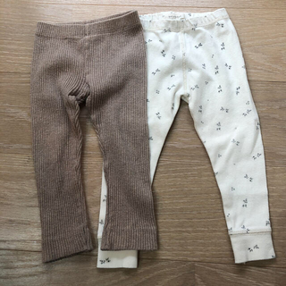 ザラキッズ(ZARA KIDS)の韓国子供服　レギンス  2枚セット(パンツ)