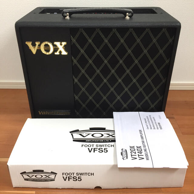 VOX ギターアンプVT20X 純正フットスイッチVFS5付き