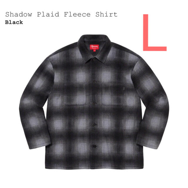 【 L 】 Shadow Plaid Fleece Shirt