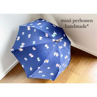 ミナペルホネン(mina perhonen)のミナペルホネン　日傘　ハンドメイド　ちょうむすび(傘)