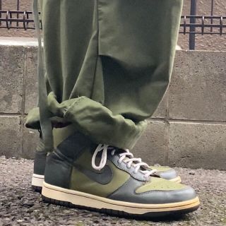 ナイキ(NIKE)の【専用】SB DUNK HI ARMY GREEN アーミーグリーンモデル(スニーカー)