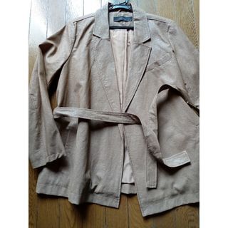 極美品❗️ZARA ブラウン系フェイクレザージャケット　サイズM シングル