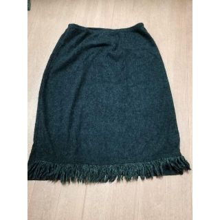 ★M★美品★フリース★ストレッチ★送料込み★同封歓迎★(ひざ丈スカート)