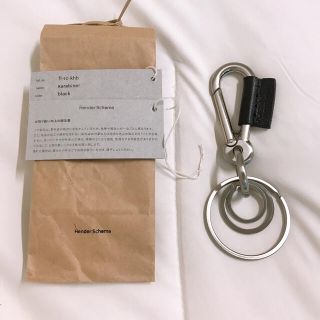 エンダースキーマ(Hender Scheme)の新品未使用　エンダースキーマ　カラビナ　キーホルダー　ブラック(キーホルダー)