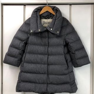 ヘルノ(HERNO)の新品！HERNO シルク/カシミヤ ダウンコート(38)(ダウンコート)