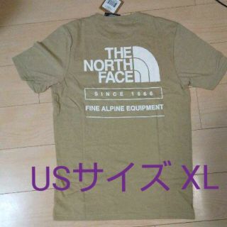 ザノースフェイス(THE NORTH FACE)のノースフェイス Tシャツ XLサイズ ベージュ(Tシャツ/カットソー(半袖/袖なし))