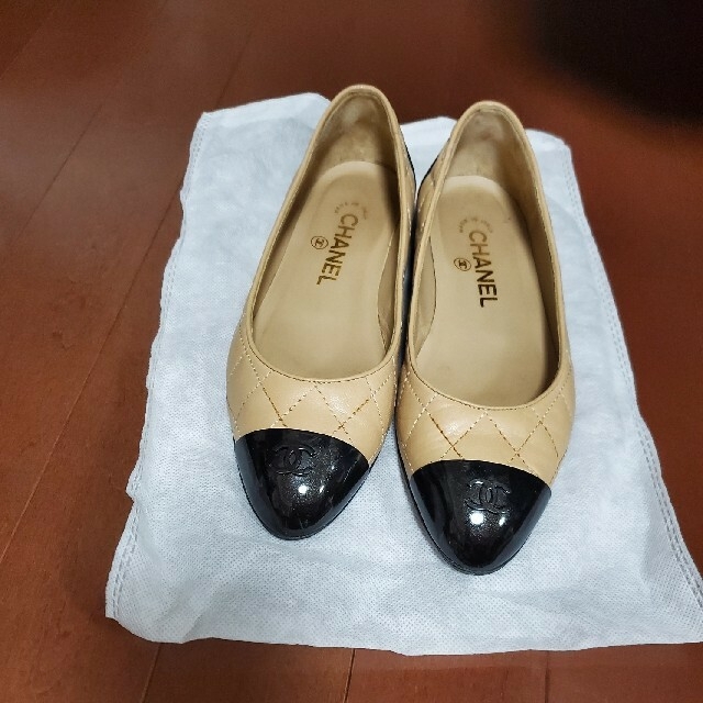 専用 美品 CHANEL シャネル 完売パンプス フラットシューズ | jarussi
