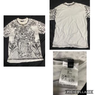 【約70%OFF】GIVENCHY/ジバンシィ　ペイズリー戦闘機半袖Tシャツ