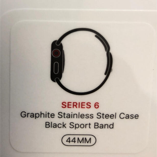 Apple Watch 6  グラファイトステンレススチール44mm新品未開封