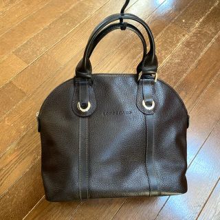 ロンシャン(LONGCHAMP)の新品未使用　LONGCHAMP ロンシャン  レザーバッグ　フランス製(ハンドバッグ)