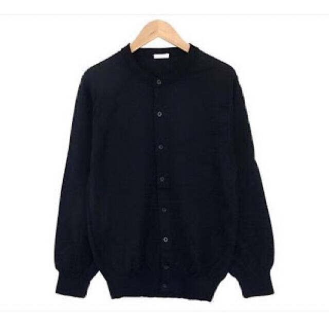 COMOLI 18AW 18G WOOL CREWNECK CARDIGAN