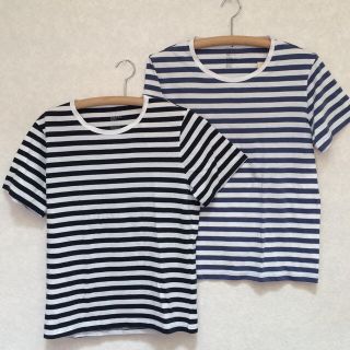 ムジルシリョウヒン(MUJI (無印良品))の無印ボーダーTシャツ新品(Tシャツ/カットソー(半袖/袖なし))