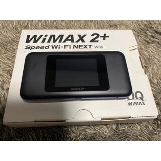 エーユー(au)のSpeed Wi-Fi NEXT W06(PC周辺機器)