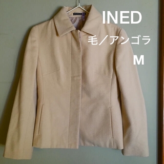 イネド(INED)のお値下げ❗️INED⭐︎毛／アンゴラ⭐︎ジャケット⭐︎M(テーラードジャケット)