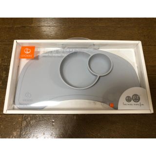 ストッケ(Stokke)のストッケ EZPZ イージーピージー トレイ グレー(離乳食器セット)