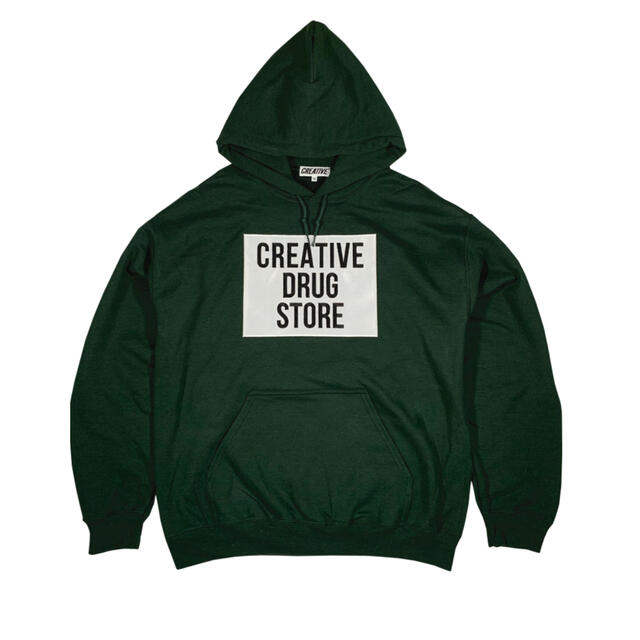 creative drug store hoodie green