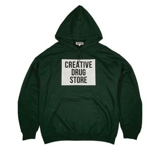 ビームス(BEAMS)のcreative drug store hoodie green(パーカー)