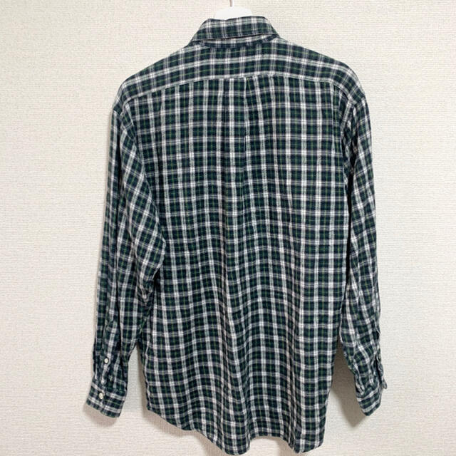 Ralph Lauren(ラルフローレン)のラルフローレンジーンズ チェックシャツ メンズ 緑 長袖シャツ BDシャツ メンズのトップス(シャツ)の商品写真