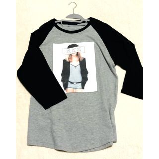 半額以下!!未使用 GODSELECTIONxxx ラグラン 7分袖 裾ラウンド(Tシャツ/カットソー(七分/長袖))