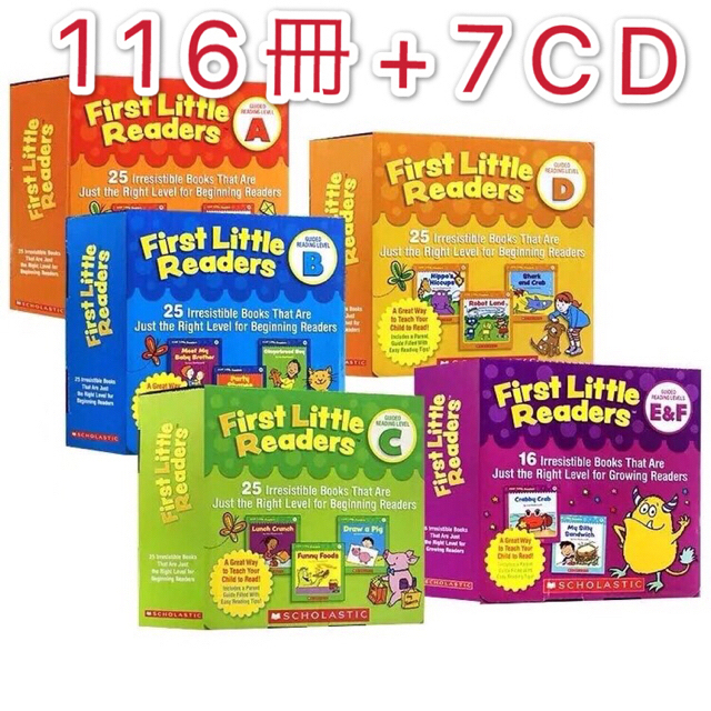 First Little Readers ABCDEF 絵本　など2点