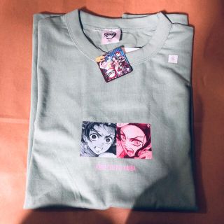 ジーユー(GU)の新品 未使用 ジーユー　鬼滅の刃　コラボ　Tシャツ 炭次郎 禰豆子  Sサイズ(Tシャツ/カットソー(半袖/袖なし))