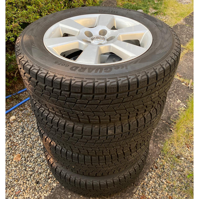 トヨタ(トヨタ)のトヨタ　ハリアー　30系　純正ホイール　225/65R17 スタッドレス 自動車/バイクの自動車(タイヤ・ホイールセット)の商品写真