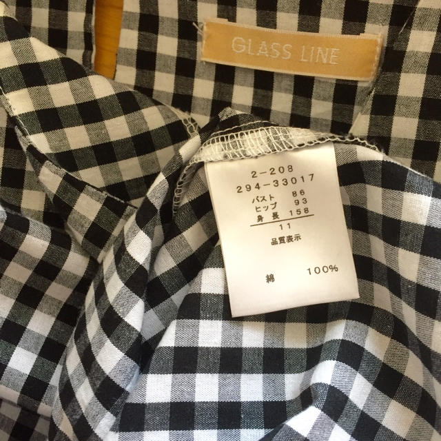 Glass Line(グラスライン)のグラスライン♡ギンガムチェックのシャツ レディースのトップス(シャツ/ブラウス(半袖/袖なし))の商品写真