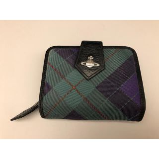 新品　ビビアン　Vivienne Westwood　チェック柄　二つ折り財布