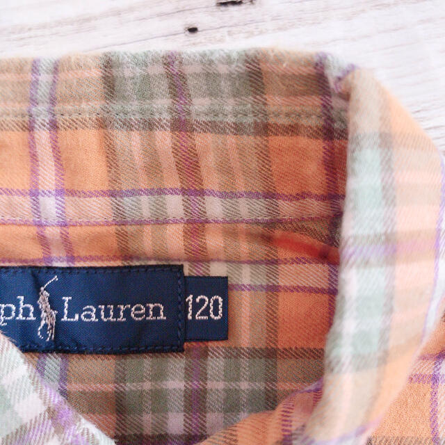 POLO RALPH LAUREN(ポロラルフローレン)のラルフローレン⭐︎120㎝ チェックシャツ 男の子 キッズ/ベビー/マタニティのキッズ服男の子用(90cm~)(ブラウス)の商品写真