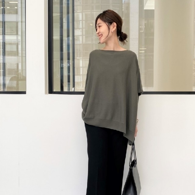 L'AppartementB/N Volume Knit/カーキ