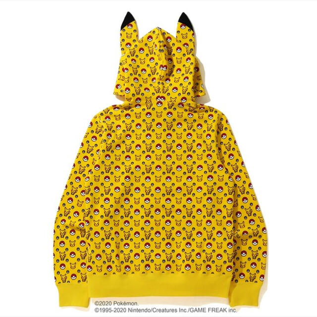 A BATHING APE(アベイシングエイプ)のBape x PoKeMon Full Zip Hoodie size L メンズのトップス(パーカー)の商品写真